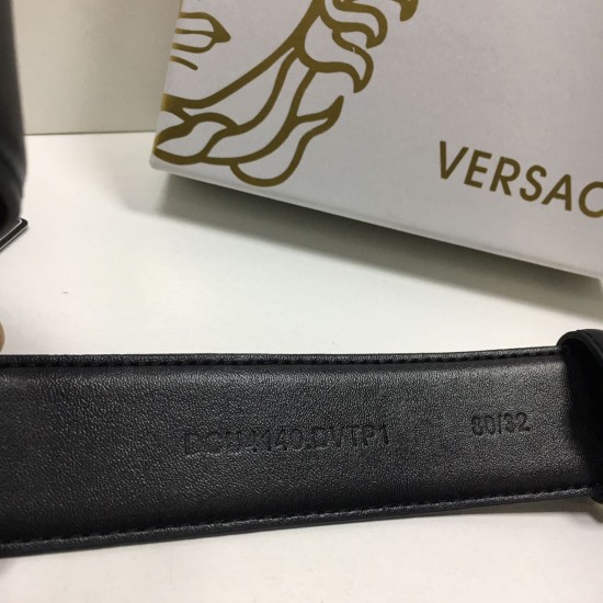 Ремень VERSACE с драконом на пряжке