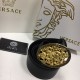 Ремень VERSACE с драконом на пряжке