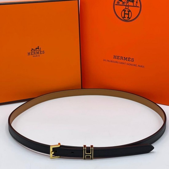 Ремень Hermes Pop H 15 чёрный