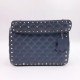 Сумка Valentino Roman Stud The Shoulder Bag синяя