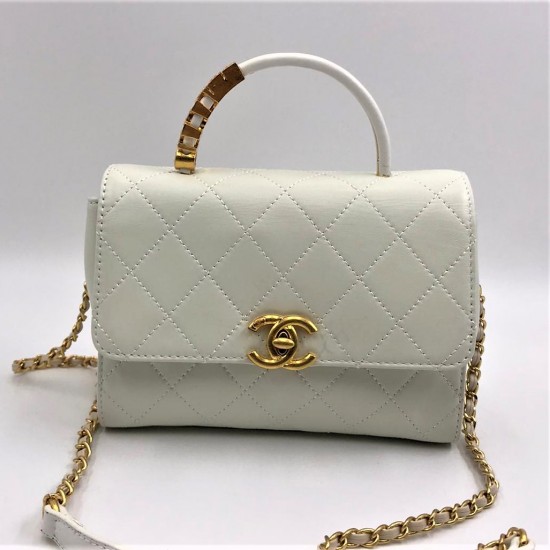 Сумка Chanel Pre-Owned белая