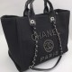 Сумка-тоут Chanel Pre-Owned Deauville черная