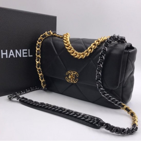 Сумка конверт CHANEL 19 черная