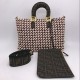 Сумка Fendi плетеная из кожи