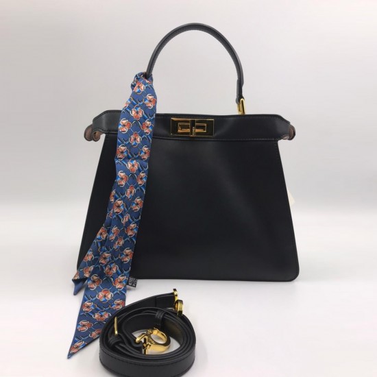 Сумка Fendi Peekaboo Iseeu Medium чёрная