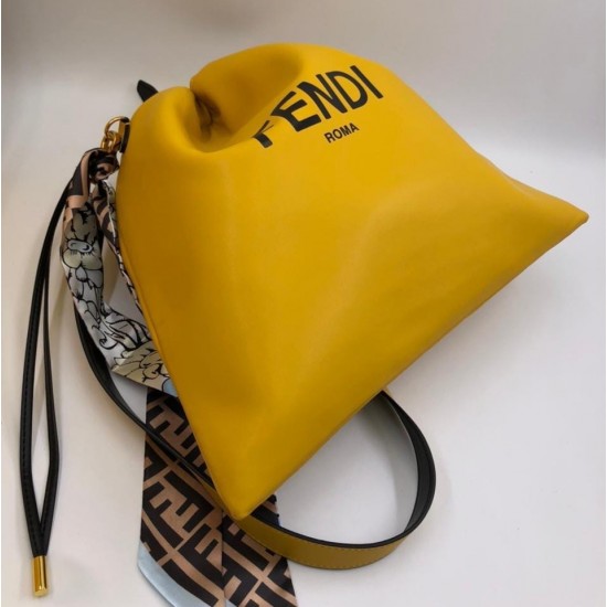 Клатч Fendi Pack жёлтый