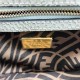 Сумка Fendi Baguette тканевая с вышивкой