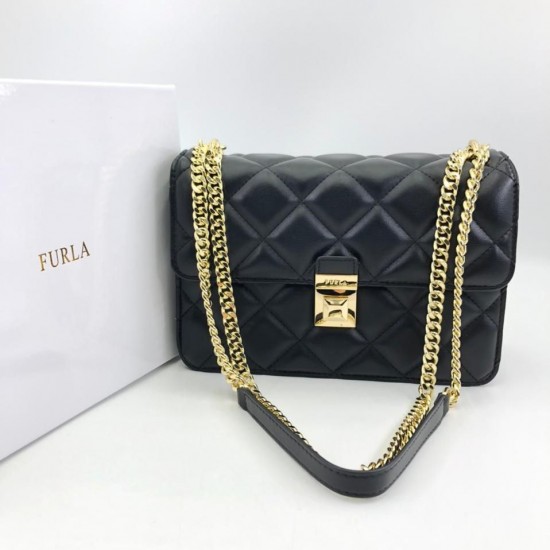 Сумка Furla стёганая чёрная