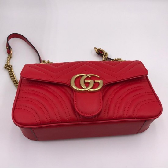 Сумка GUCCI GG Marmont small красный