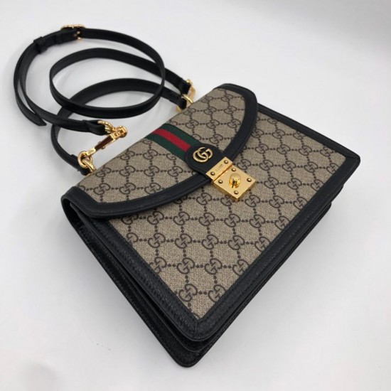 Сумка Gucci Ophidia с чёрной отделкой