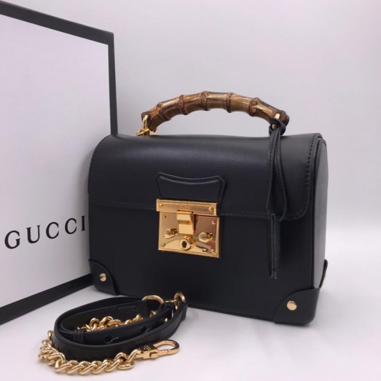 Сумка Gucci Padlock чёрная