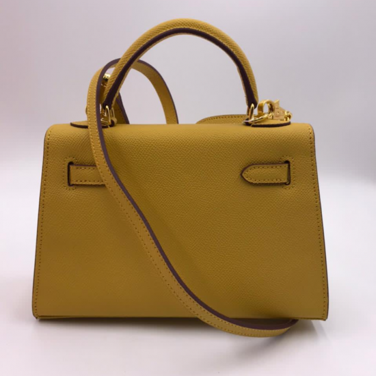 Сумка Hermes Kelly Mini II жёлтая