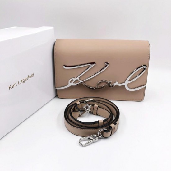 Сумка Karl Lagerfeld K/SIGNATURE бледно-розовая