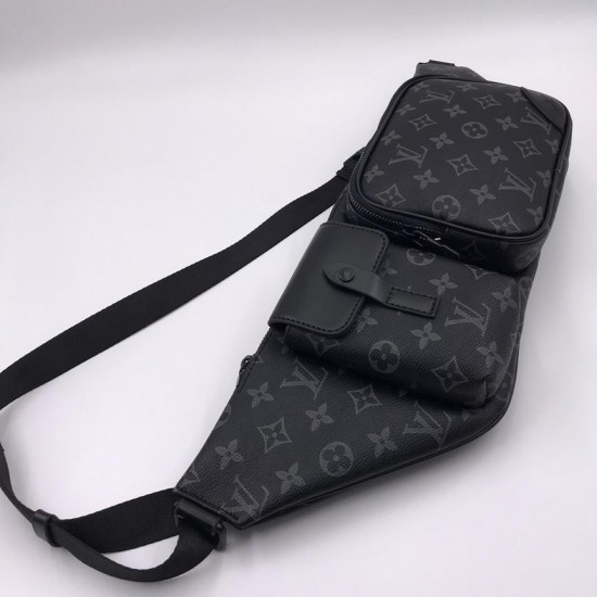 Поясная сумка Louis Vuitton CHRISTOPHER черный