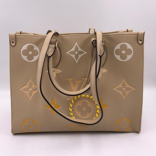 Сумка Louis Vuitton Onthego MM бежевая