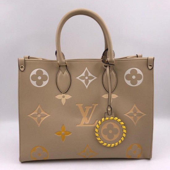 Сумка Louis Vuitton Onthego MM бежевая