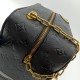 Сумка Louis Vuitton х NBA из кожи Monogram Shadow чёрная