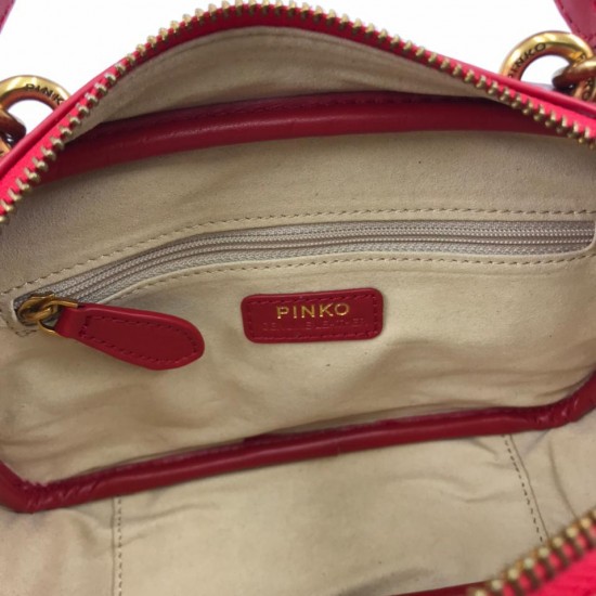 Сумка Pinko Mini Square Bag красная