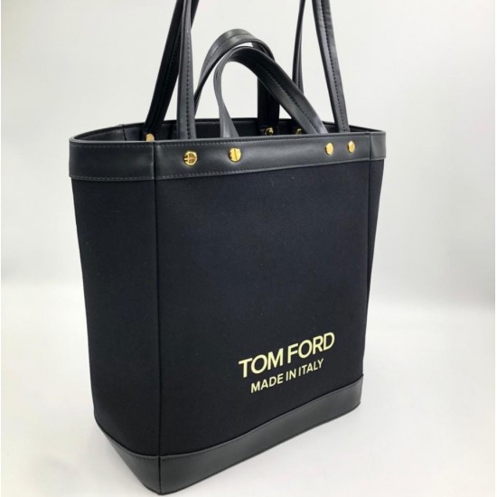 Сумка-шопер TOM FORD - T Screw чёрная mini