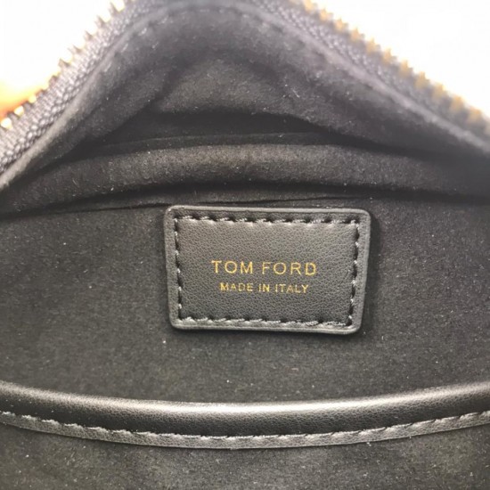 Стеганая сумка Tom Ford чёрная