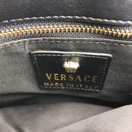 Сумка Versace La Medusa на цепочке чёрная