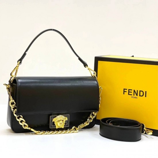 Сумка Fendi Versace чёрная