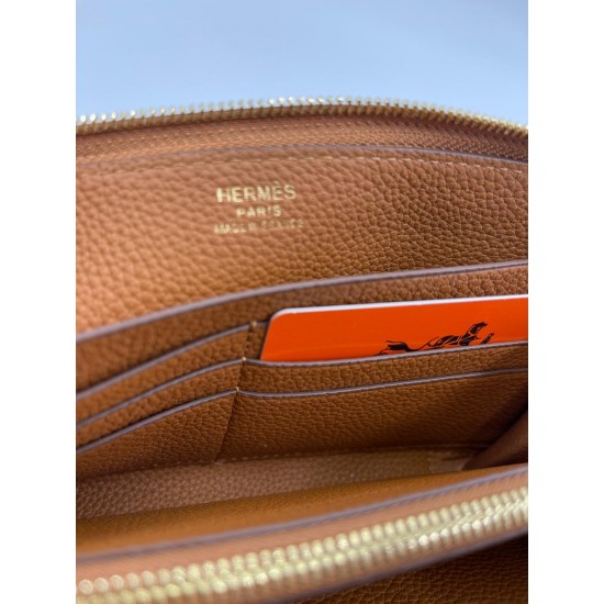 Кошелёк Hermes коричневый