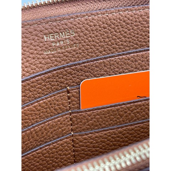 Кошелёк Hermes коричневый