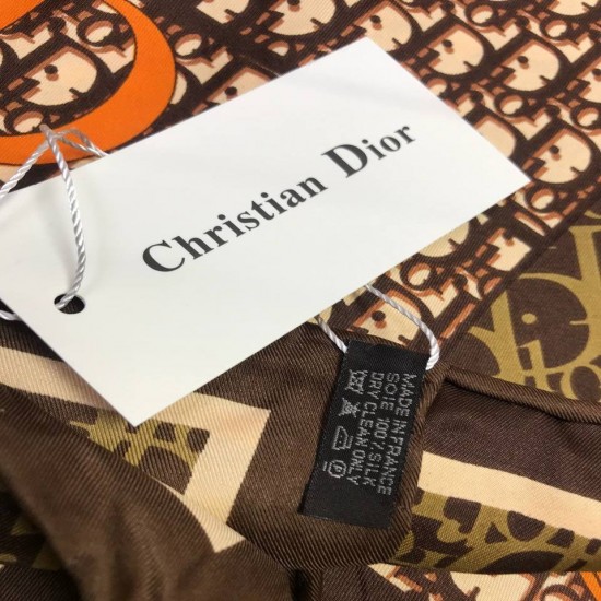 Платок Dior monogram shopping белый