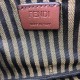Мини-сумка Fendi с ремешком-цепочкой чёрная