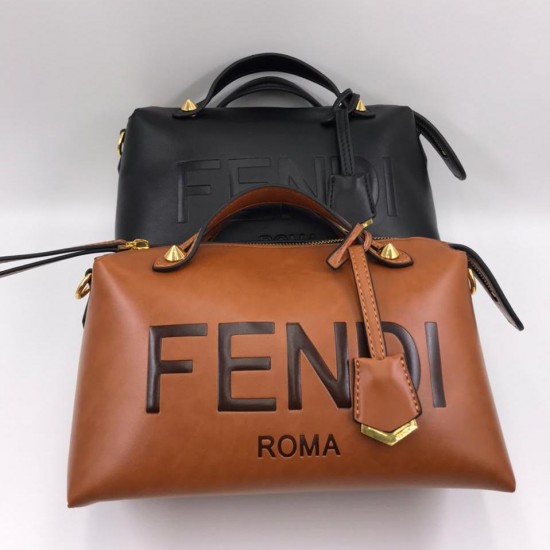 Сумка-саквояж Fendi By The Way коричневая